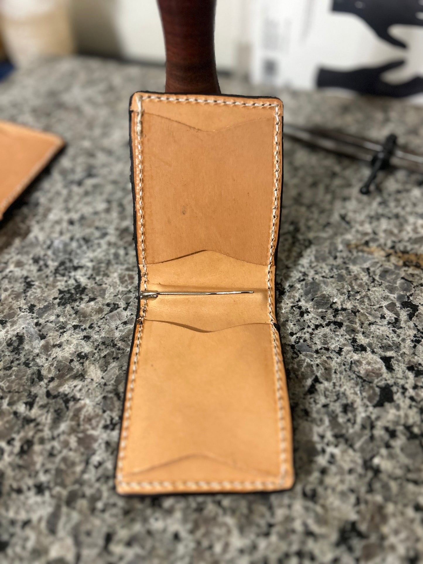 Full Floral Tooled Wallet